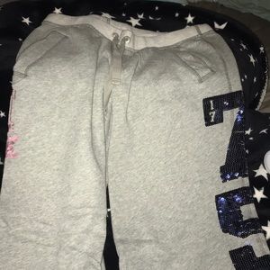 USN Victoria’s Secret PINK grey sweat pants